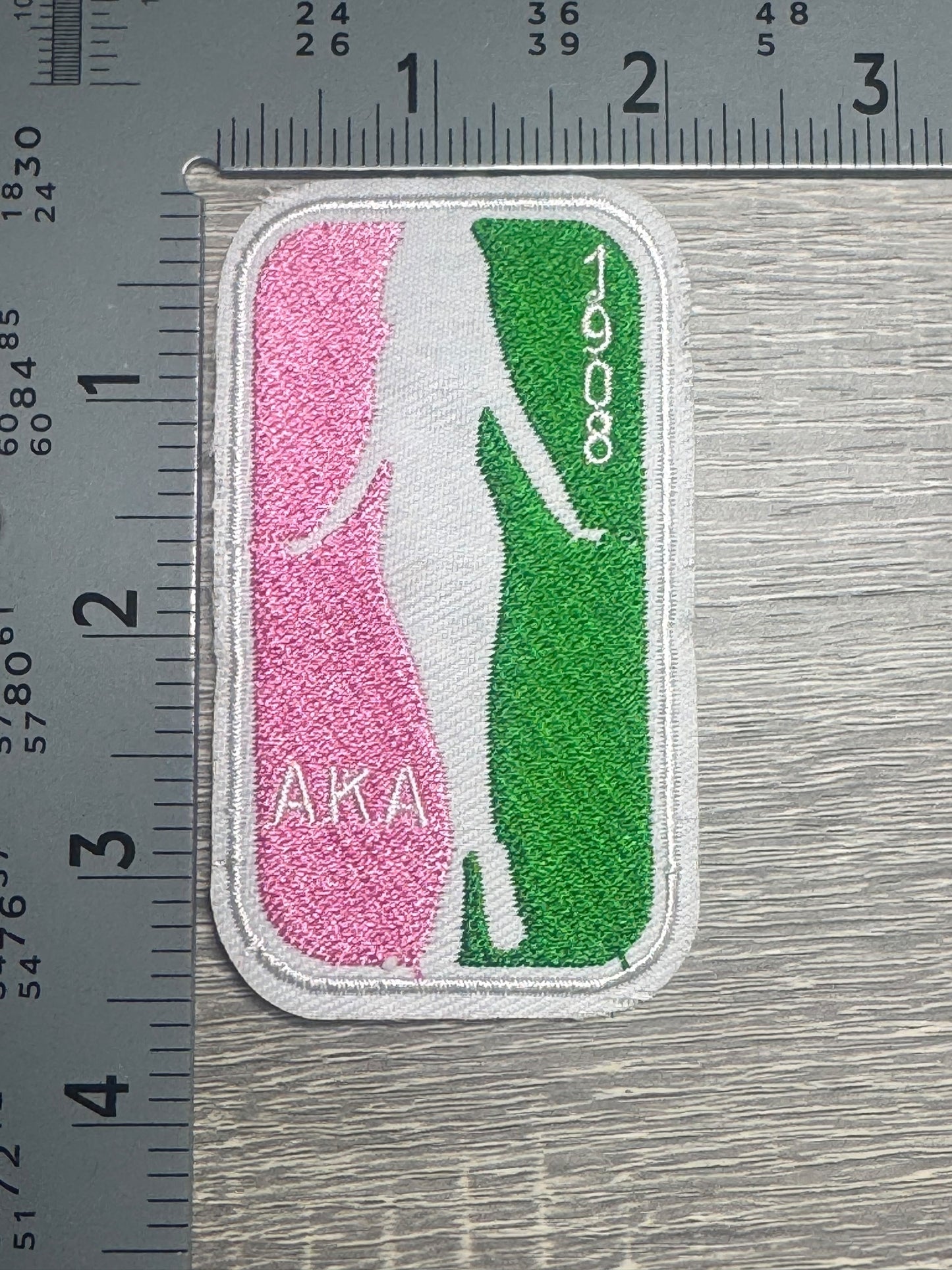 NBA AKA 1908 Pink & Green Embroidered Patch