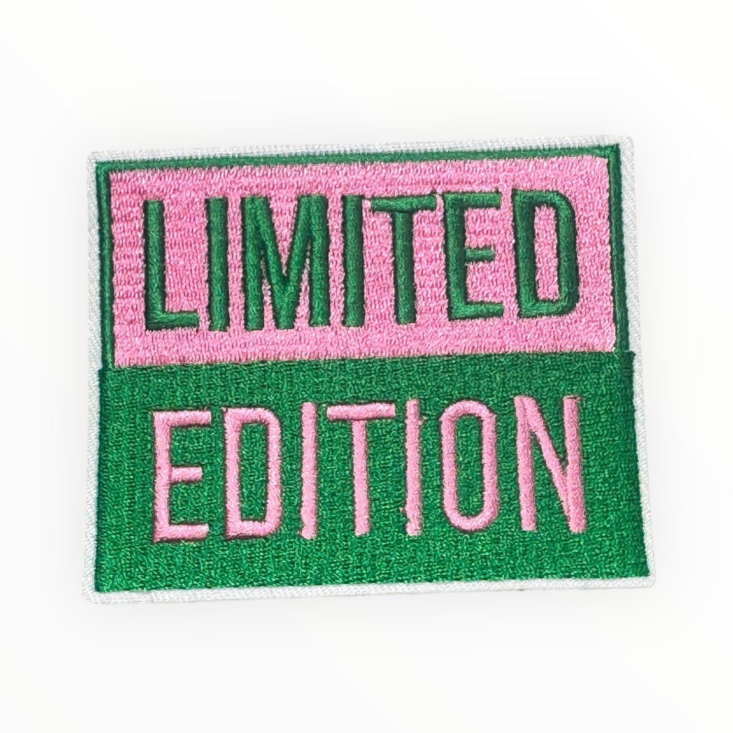 AKA Limited Edition Pink & Green Embroidered Patch