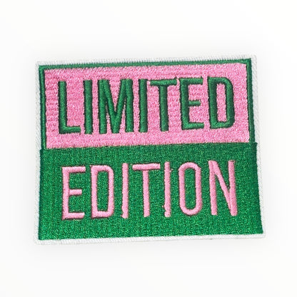 AKA Limited Edition Pink & Green Embroidered Patch