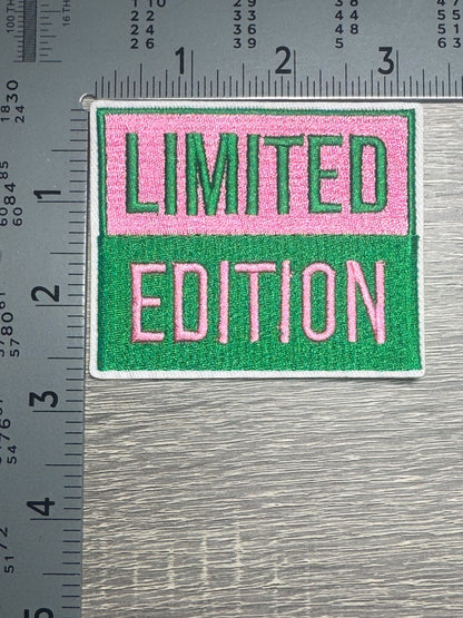 AKA Limited Edition Pink & Green Embroidered Patch