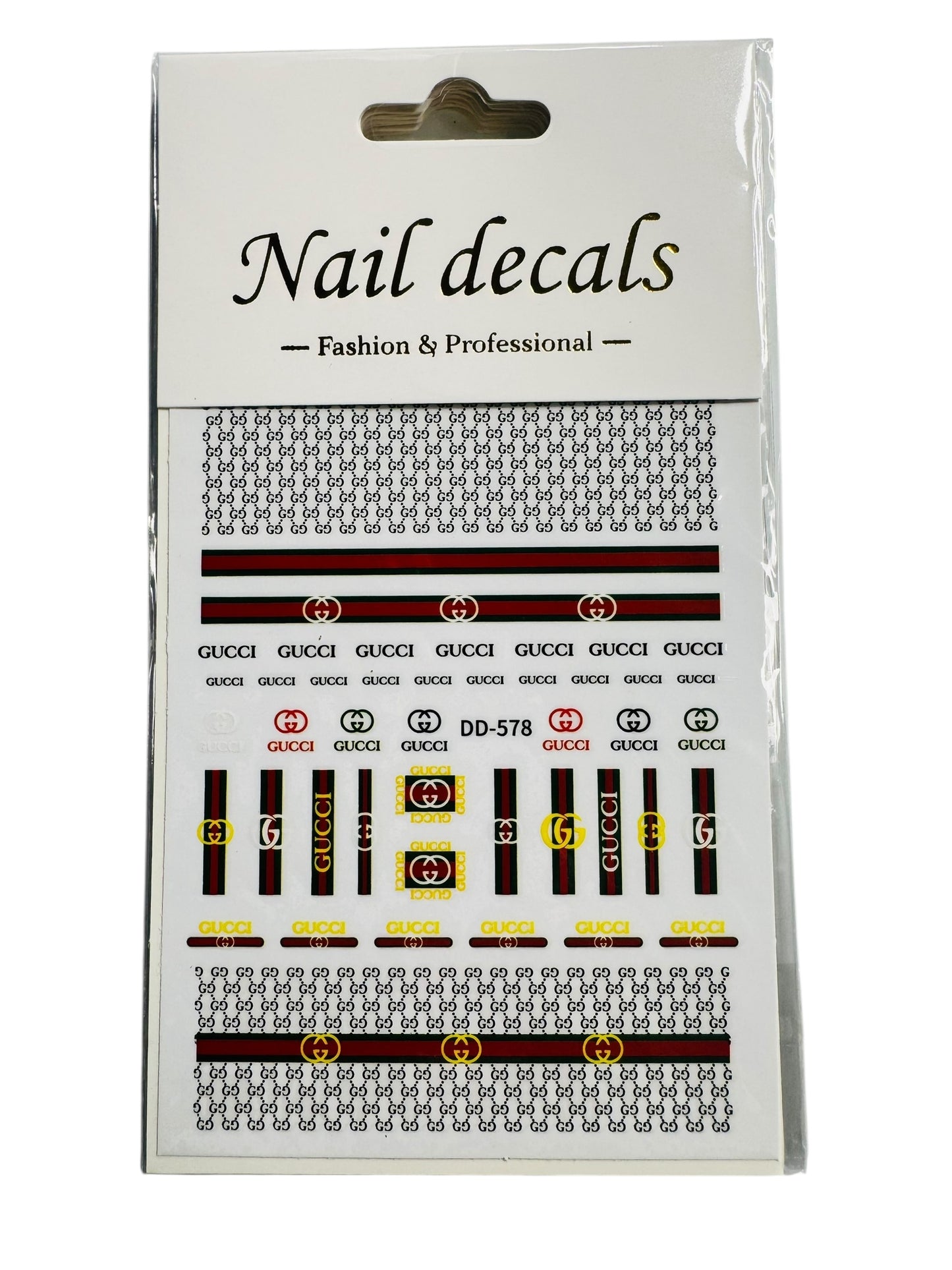 YSL/DIOR INSPIRED NAIL DECALS