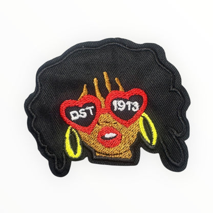 DST 1913 Afro Woman Embroidered Patch