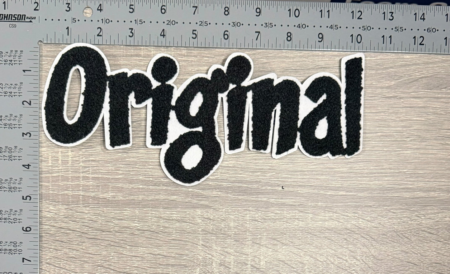 Original Chenille MEDIUM SIZE Patch