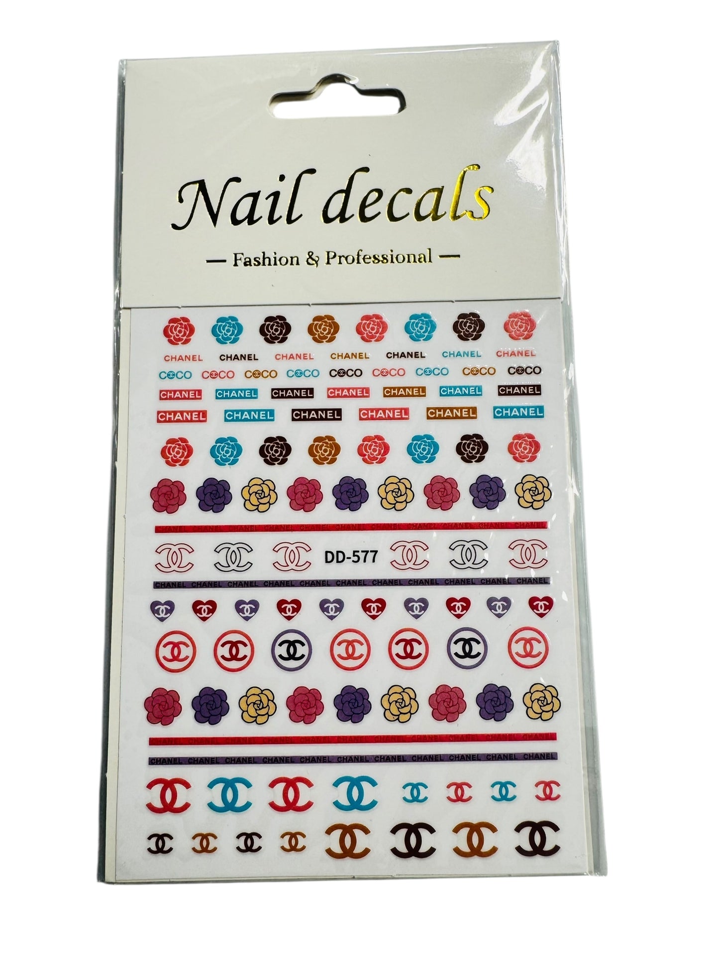 CC INSPIRED NAIL DECALS