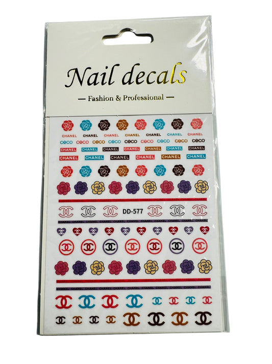 CC INSPIRED NAIL DECALS