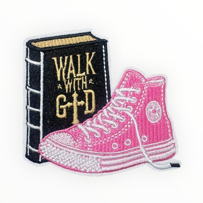 Walk With God Sneaker Embroidered Patch