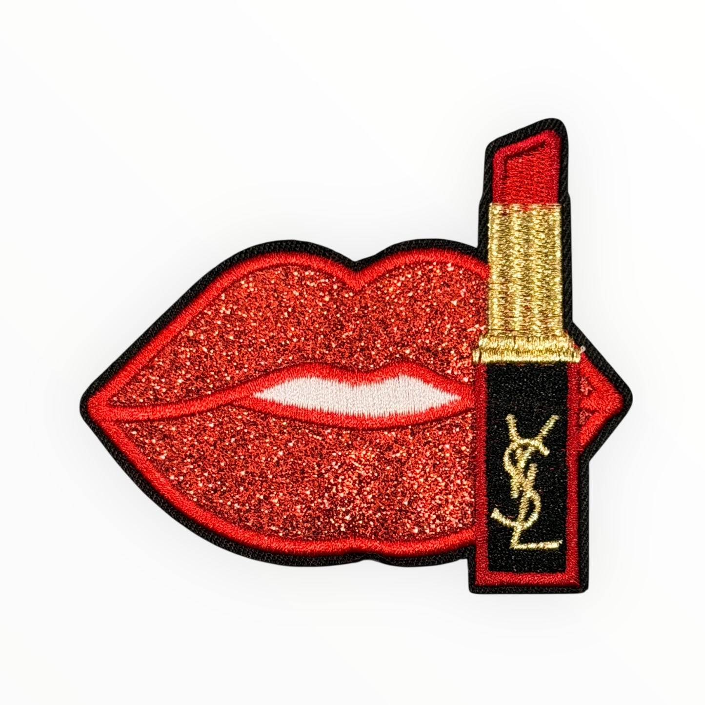 YSL Red Lips & Lipstick Glam Patch