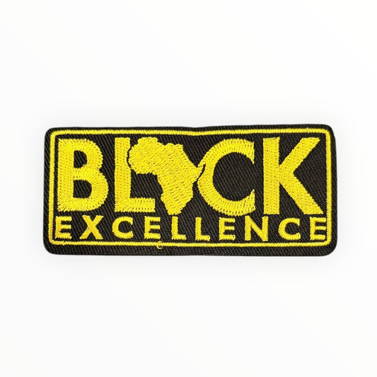Black Excellence Embroidered Patch