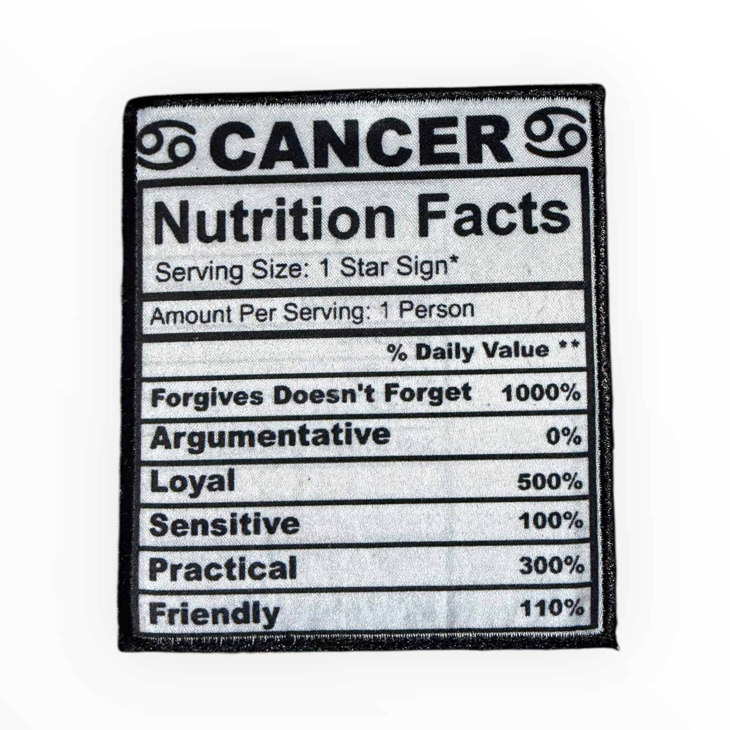 Zodiac Nutrition Facts