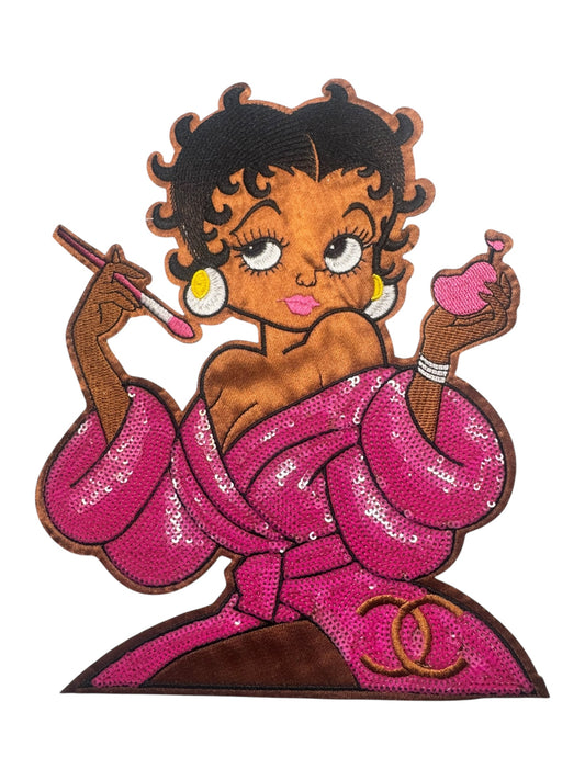 CC PINK SEQUIN MAKEUP BETTY for Jacket/Shirt
