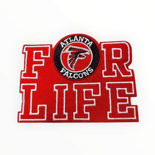 Atlanta Falcons For Life Embroidered Patch