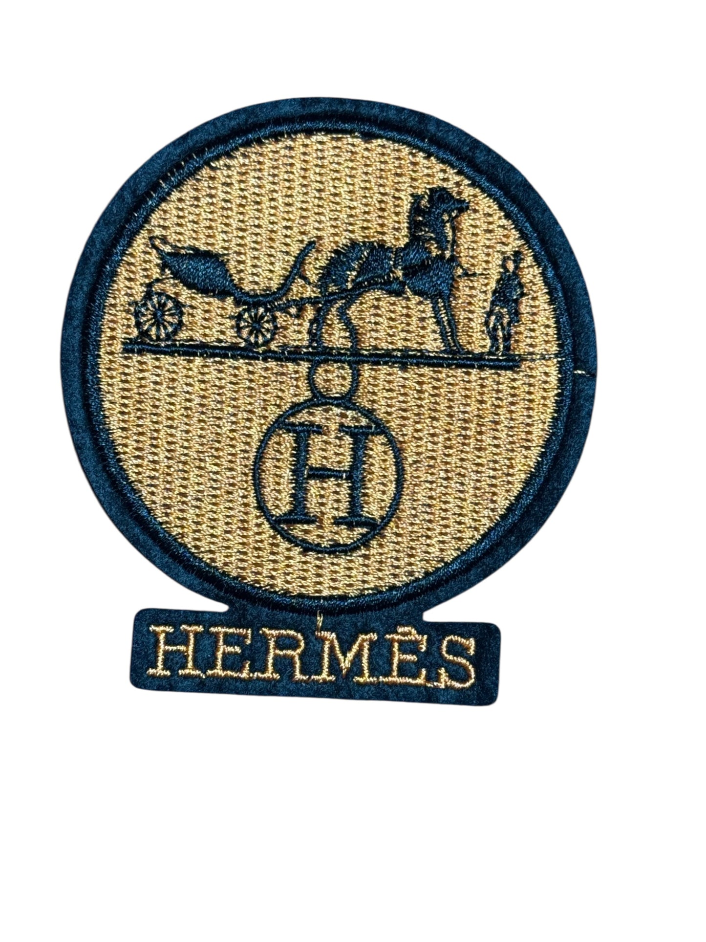 Hermes Circle with Words Patch
