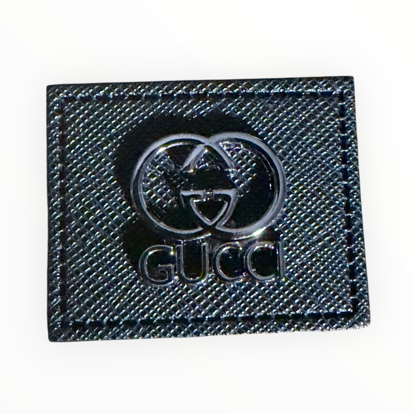 Double G leather tag