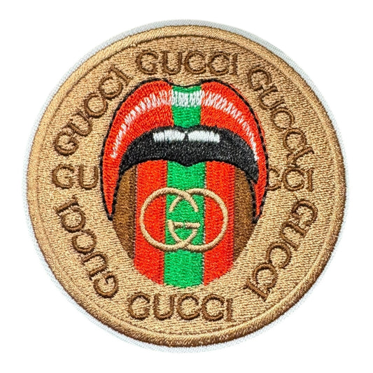 GG-INSPIRED TAN HEART W/BLK LOGO