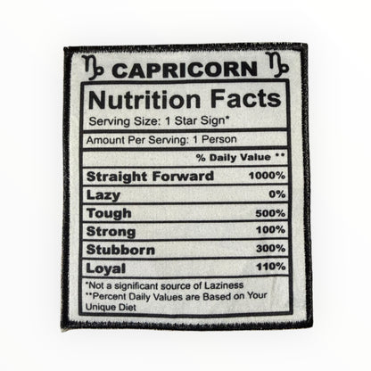 Zodiac Nutrition Facts