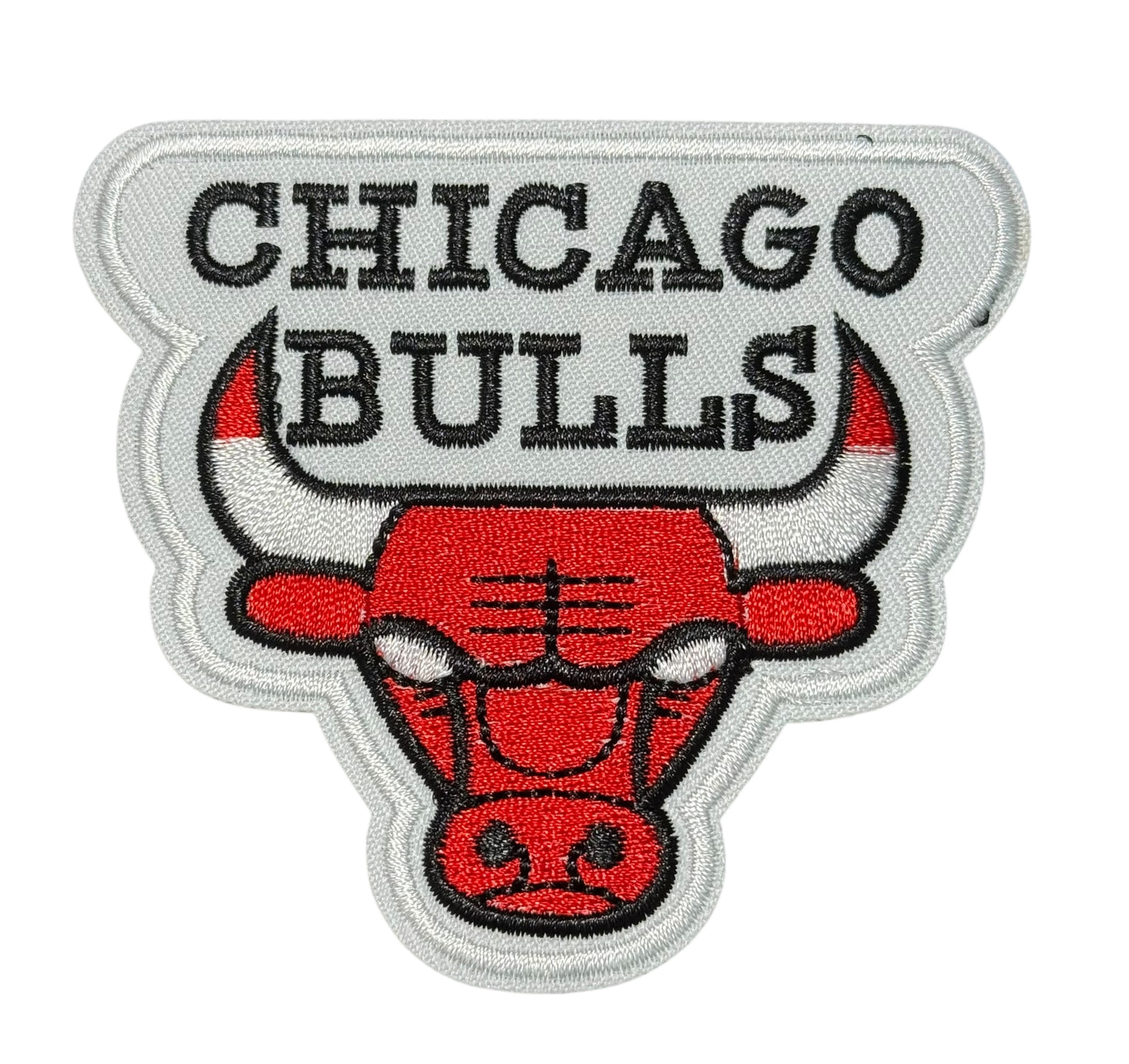 "Chicago Bulls White Logo Patch "