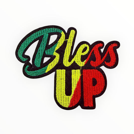 Bless Up Embroidered Patch