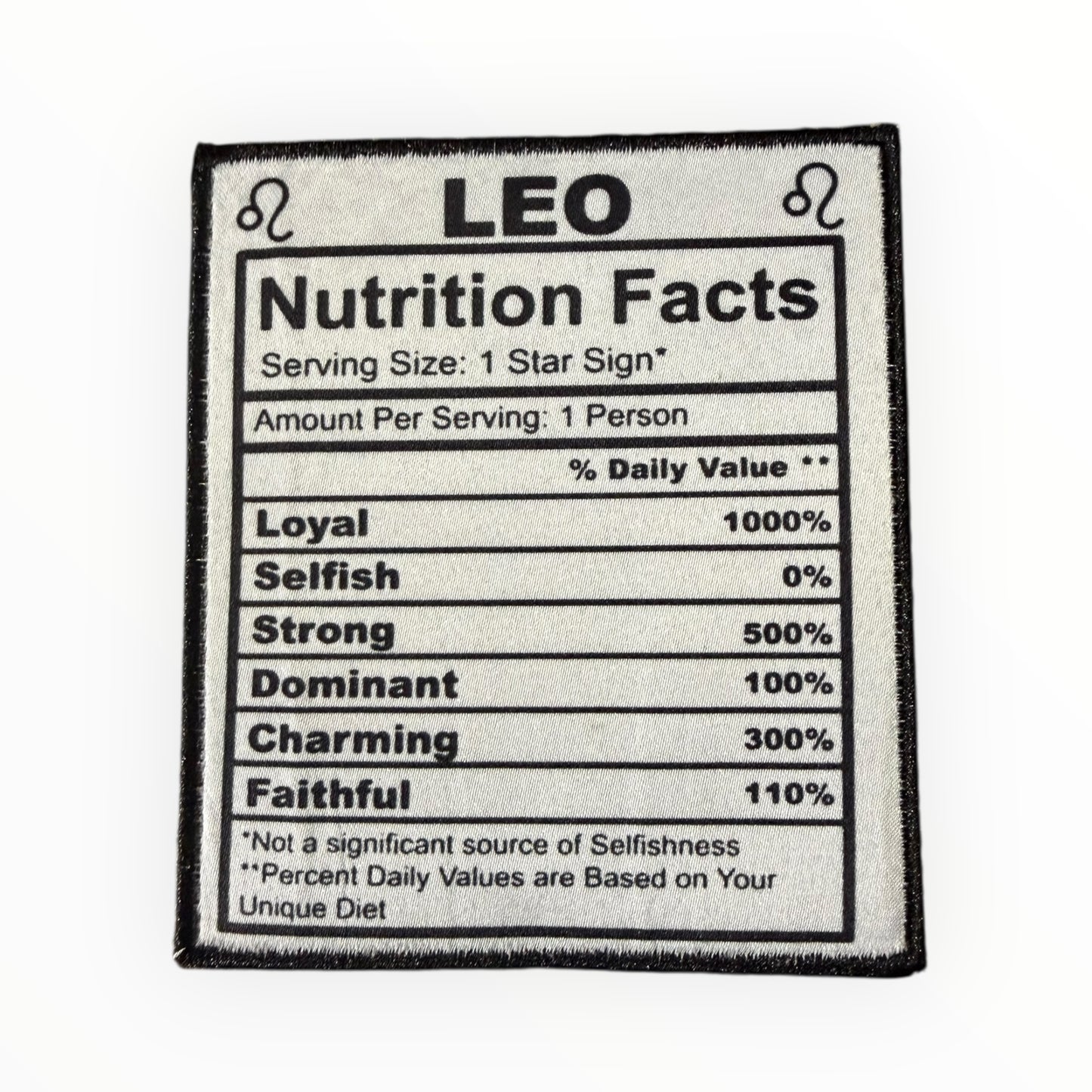 Zodiac Nutrition Facts