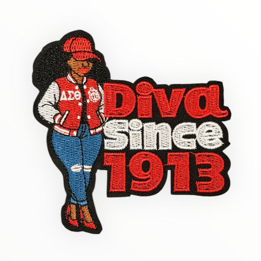 Diva Since 1913 Iron-On Small Patch~2