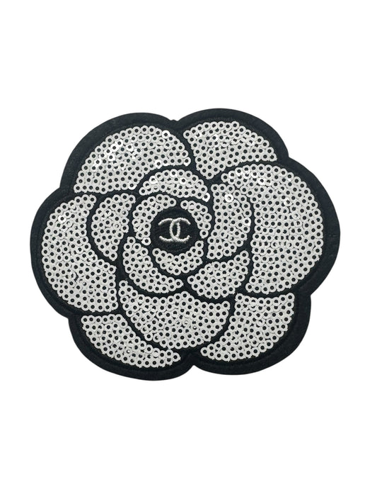 CC WHITE SEQUIN ROSE