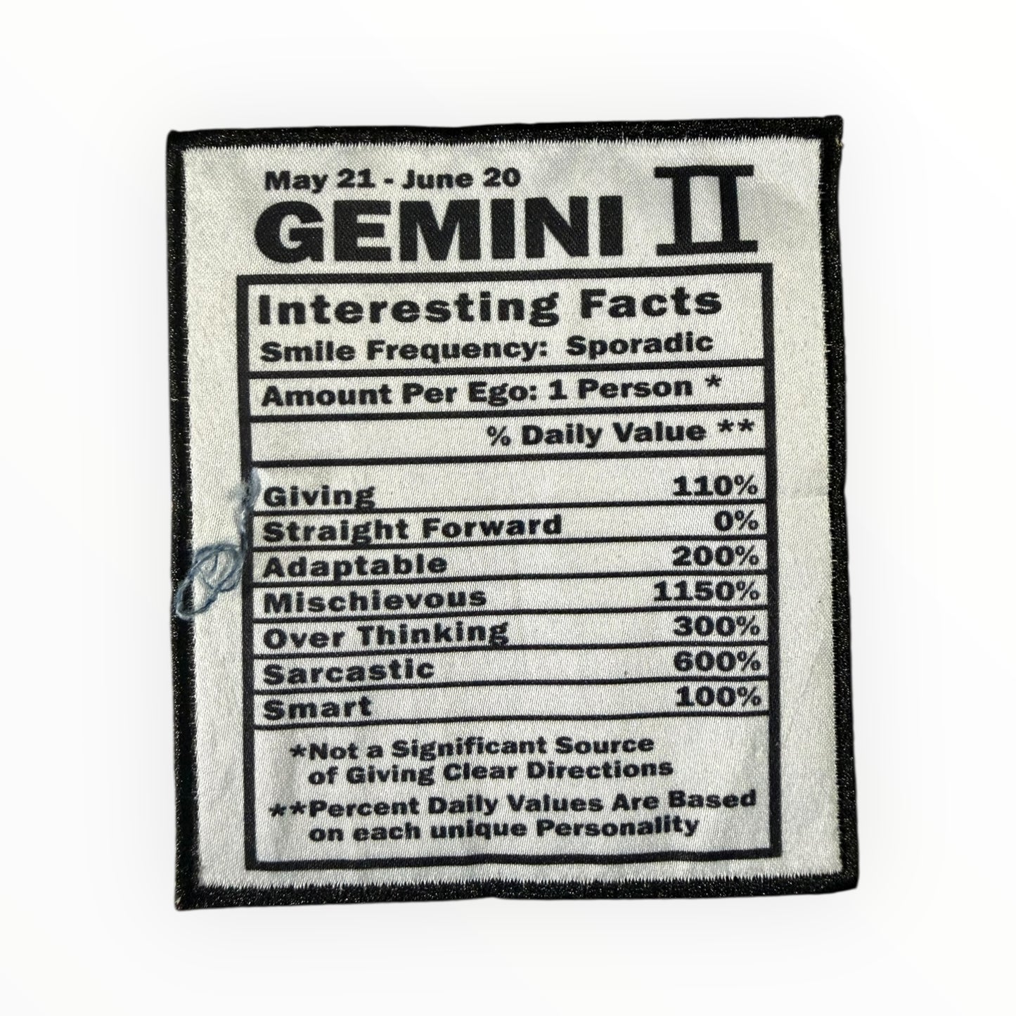 Zodiac Nutrition Facts