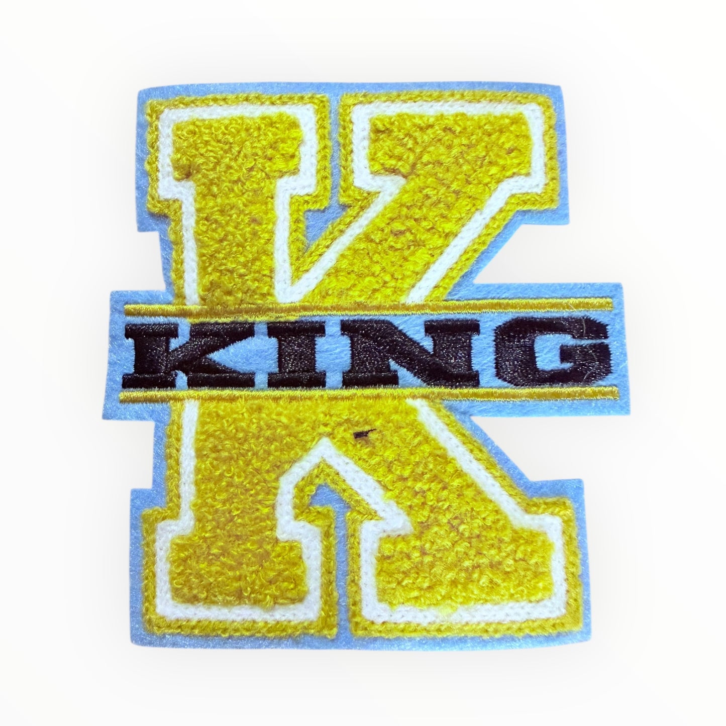King chenille varsity letter