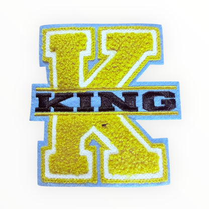 King chenille varsity letter