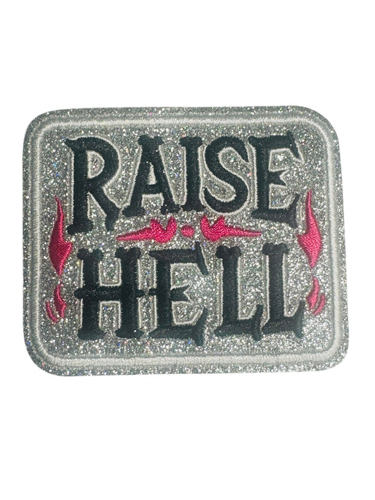 RAISE HELL SILVER GLITTER