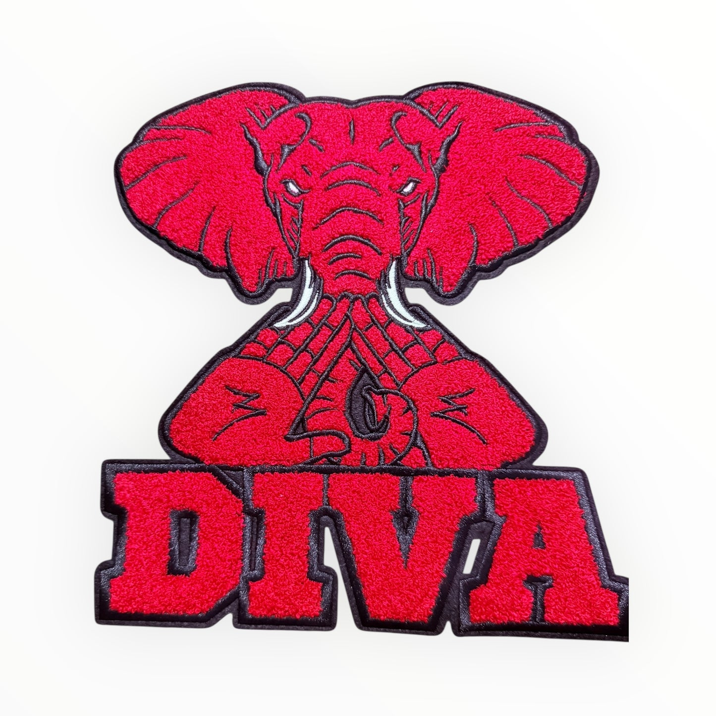 Delta Diva chenille statement patch