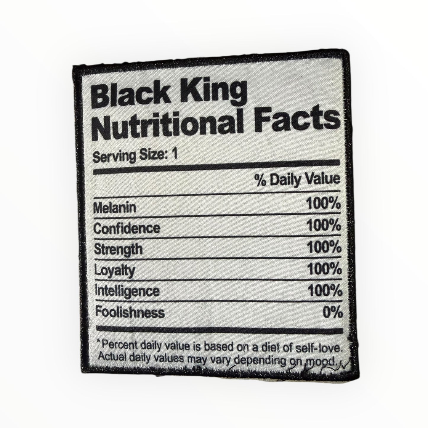 Black king nutritional facts patch