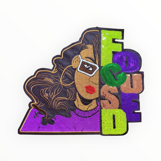Focused fashion Large patch