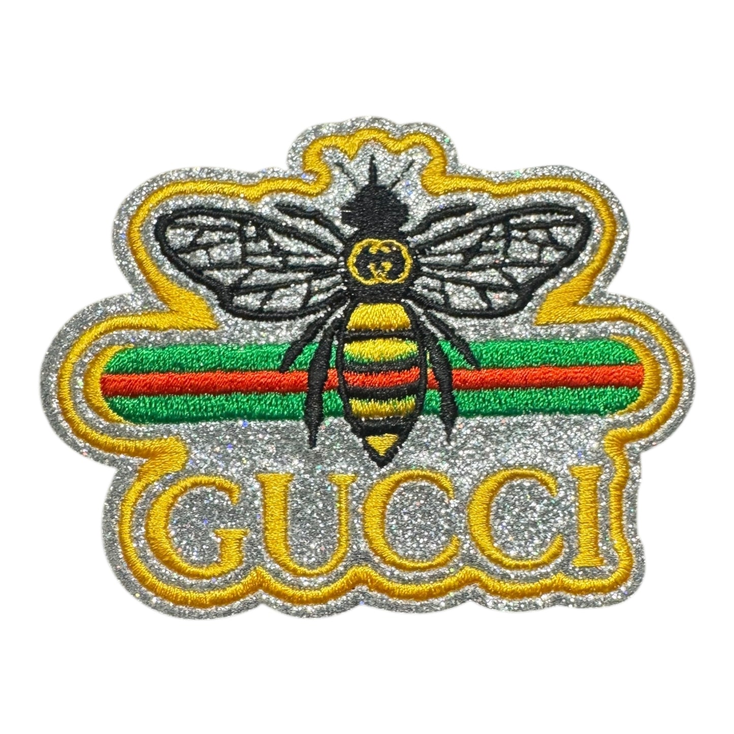 GG-INSPIRED SILVER/GOLD GLITTER BEE