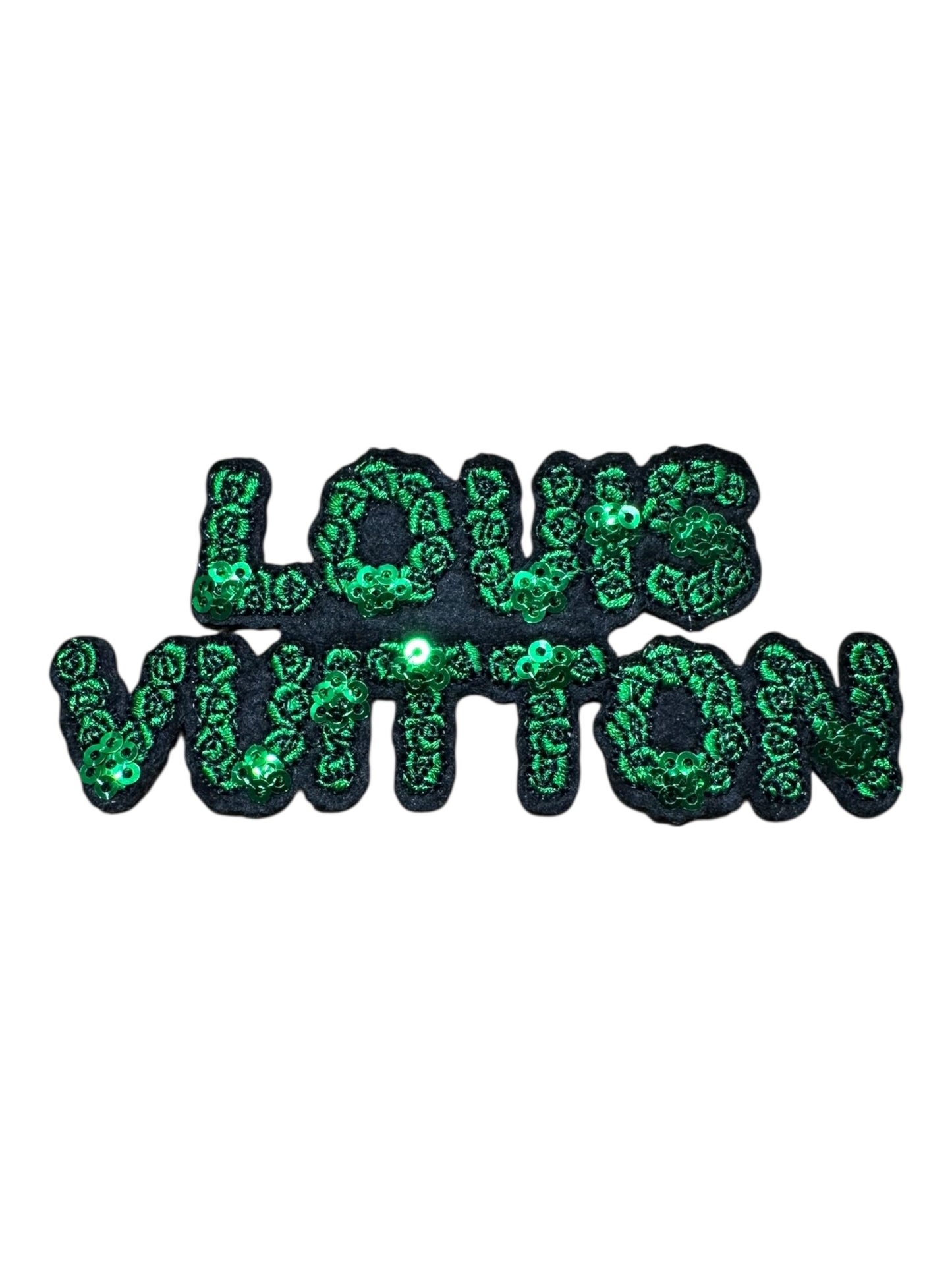 LV-INSPIRED ROSE GREEN WORDS