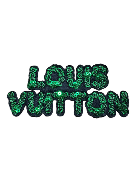LV-INSPIRED ROSE GREEN WORDS