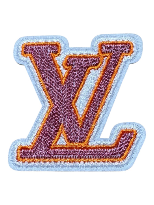 LV-INSPIRED PINK/ORANGE LETTERS