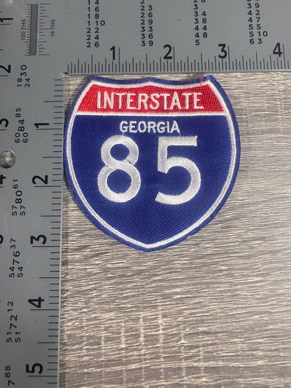 Interstate Georgia 85 Embroidered Highway Patch – I-85 Road Sign