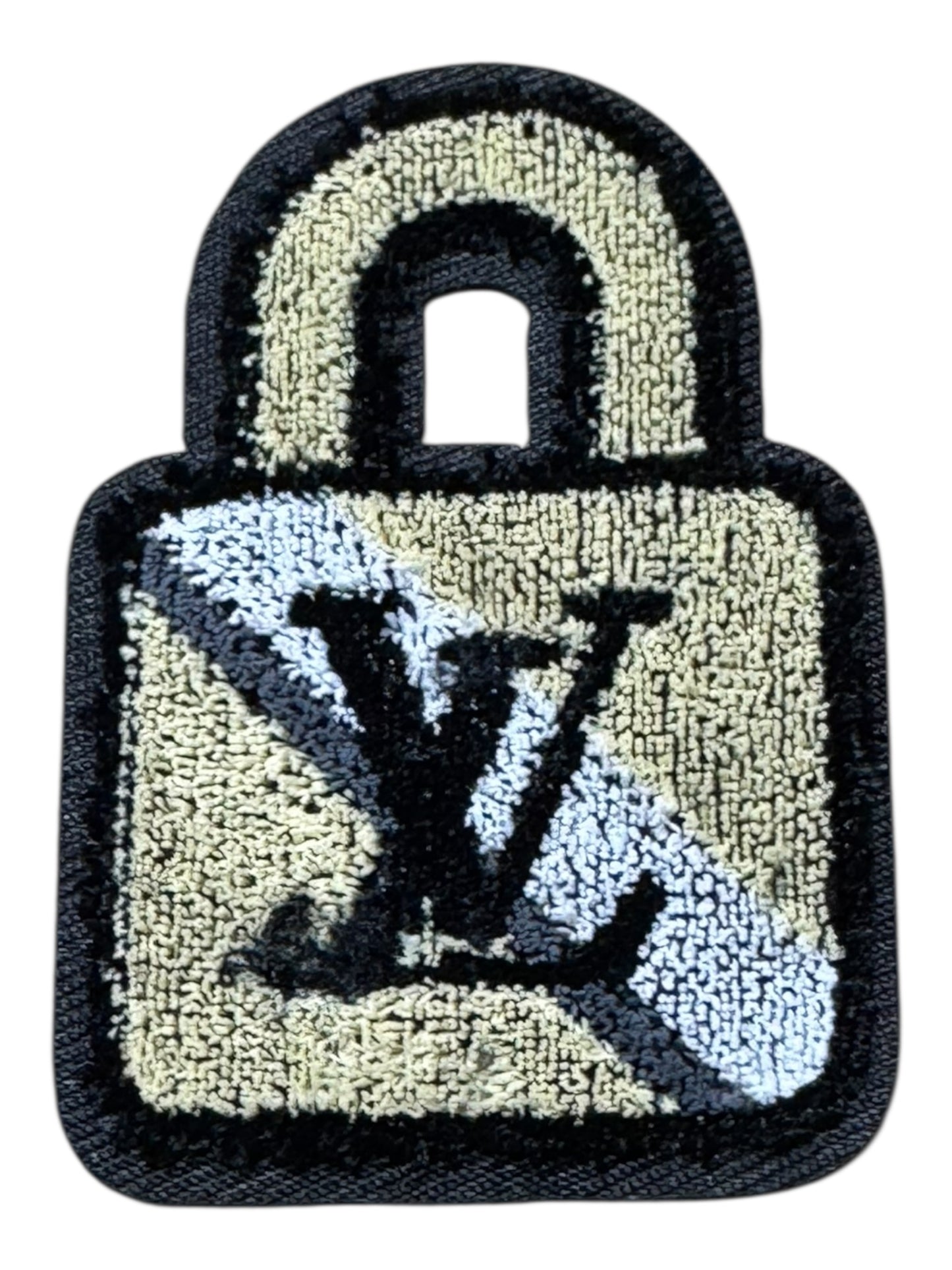 LV-INSPIRED TAN LOCK