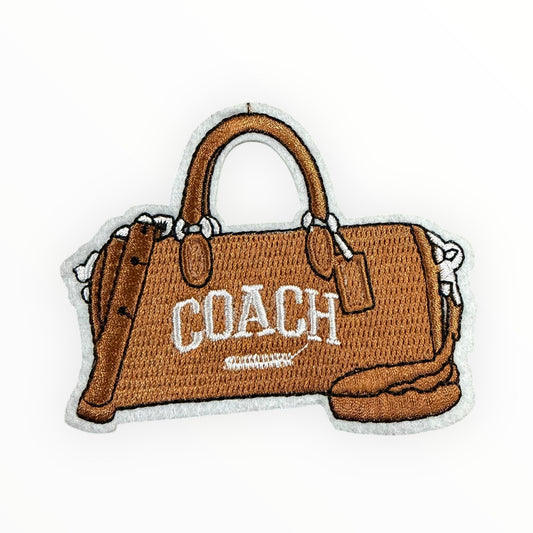 Coach duffle bag embroidery patch