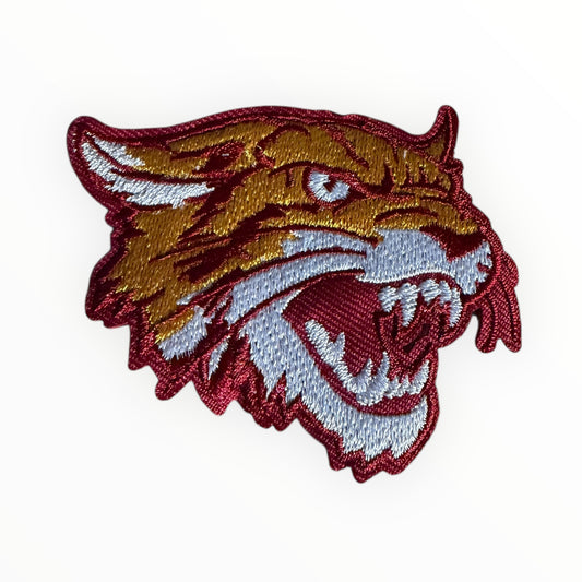 BCU Wildcat head mascot patch