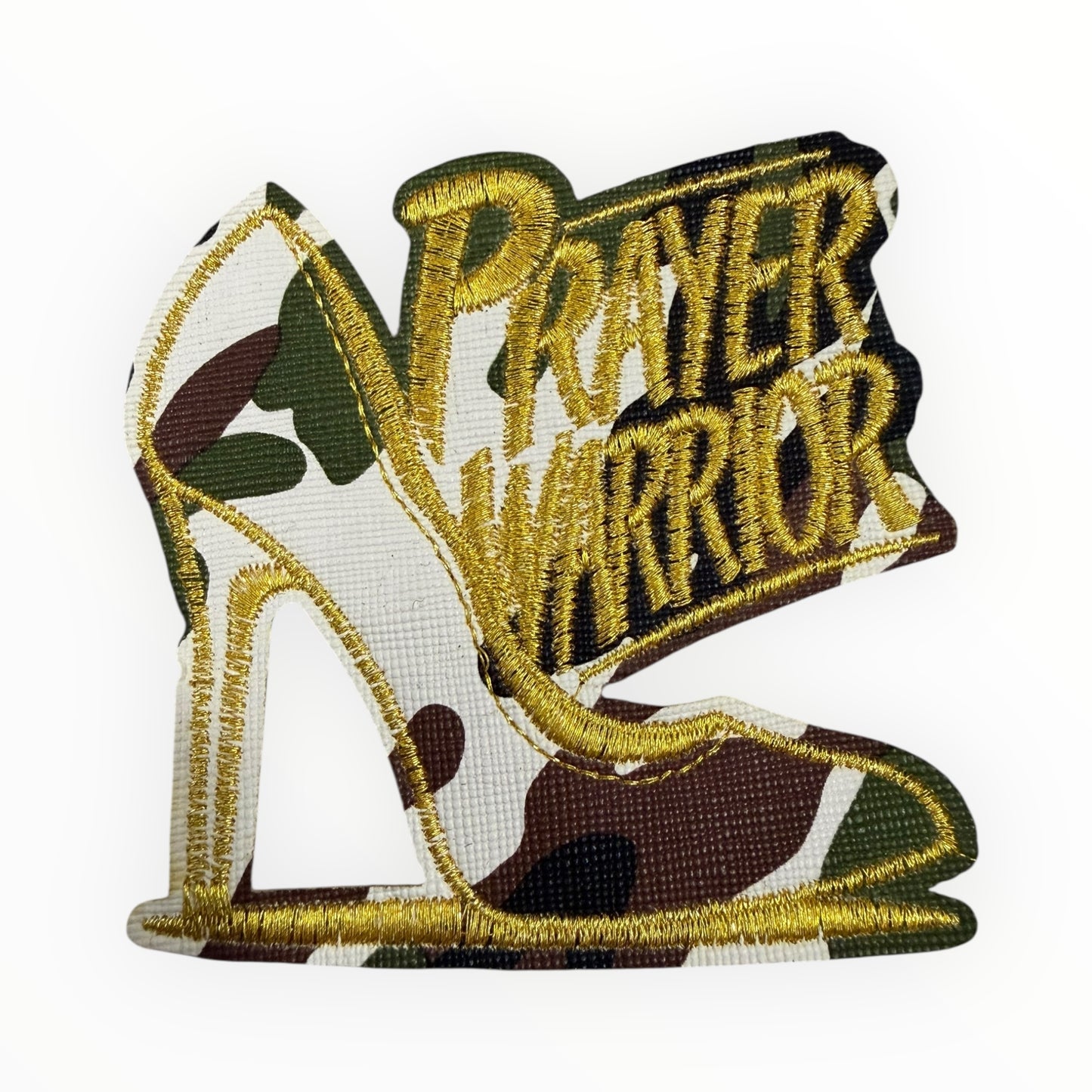 Prayer warrior heel patch