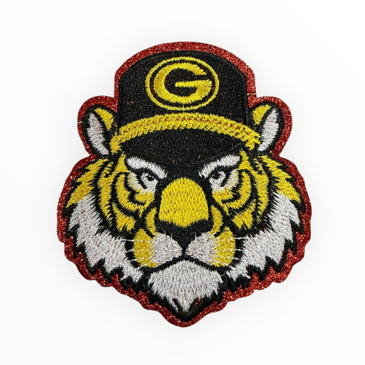 Grambling tiger cap embroidery patch