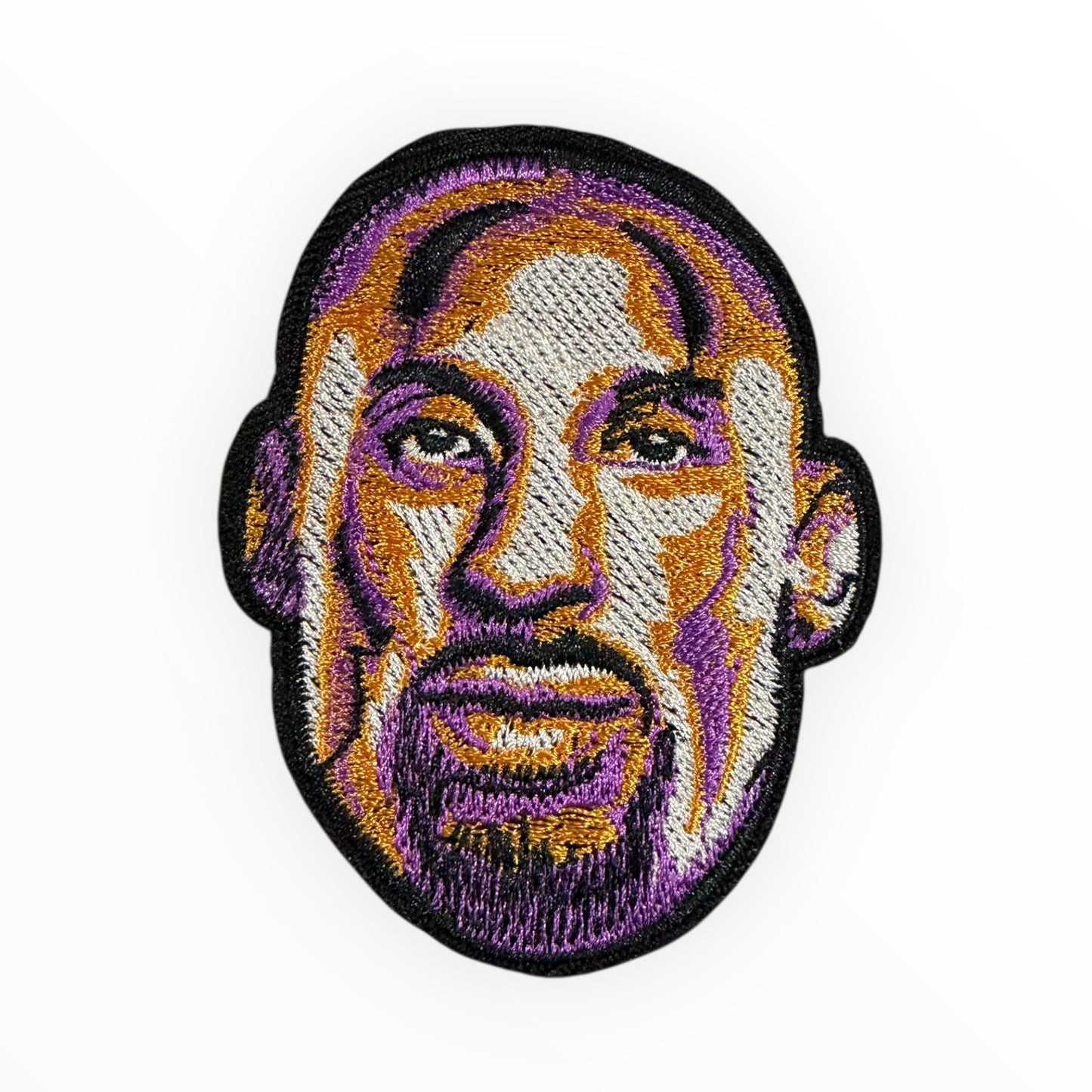 Kobe Abstract portrait embroidery patch