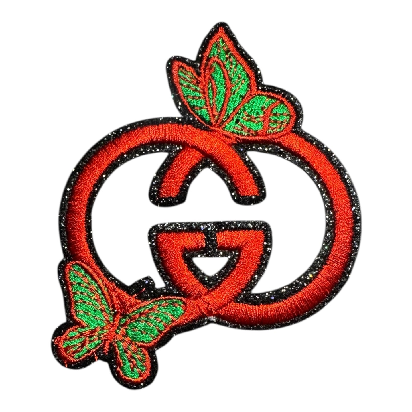 GG-INSPIRED GG LOGO BUTTERFLY RED/GREEN