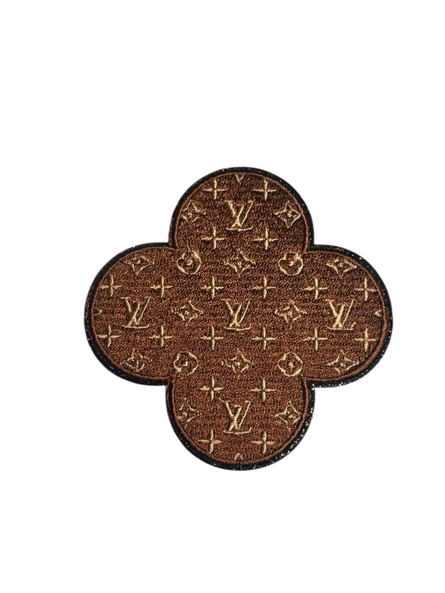 LV-INSPIRED BROWN FLOWER