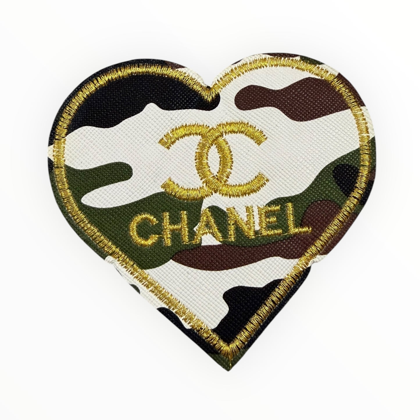 CC Camo heart designer inspired patch
