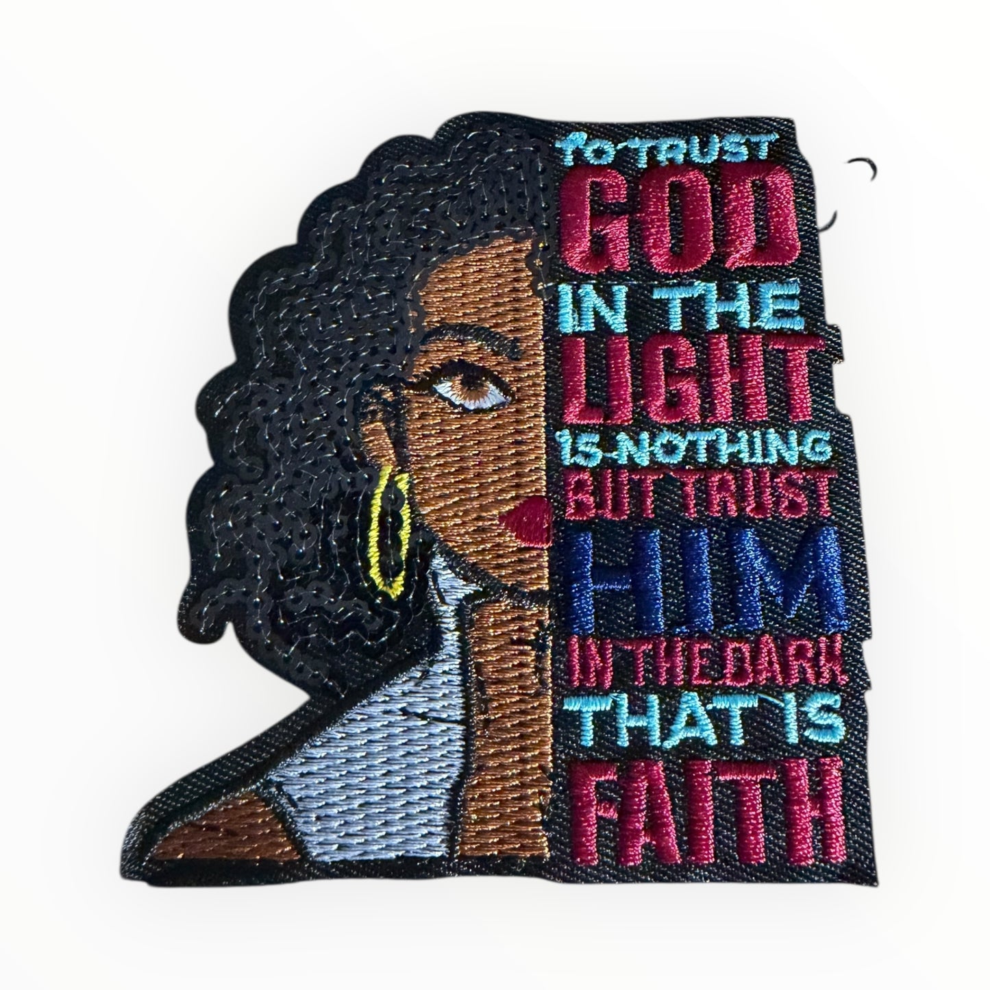 To Trust God in the light faith patch