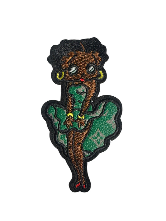 LV-INSPIRED AZZ OUT DARK DENIM BETTY