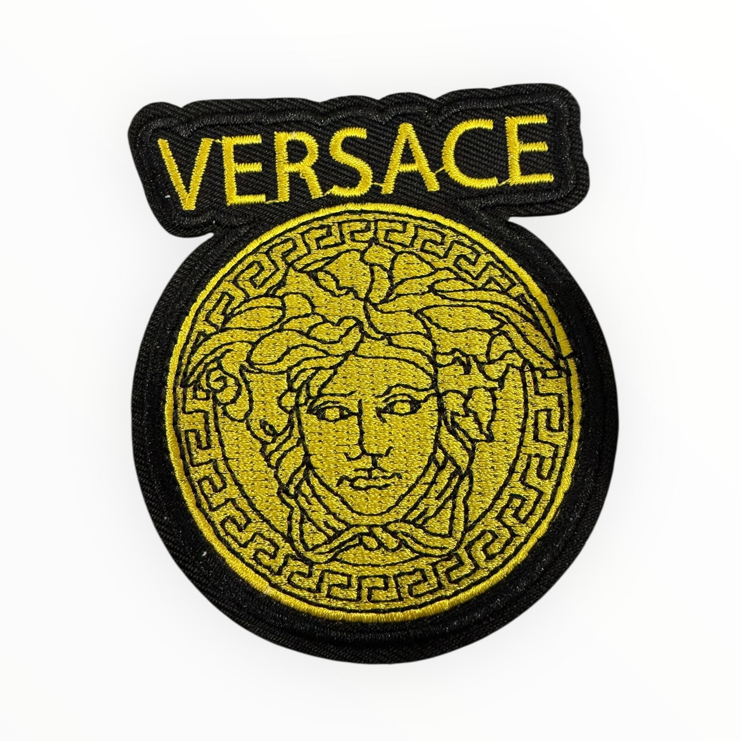 Versace medusa inspired patch