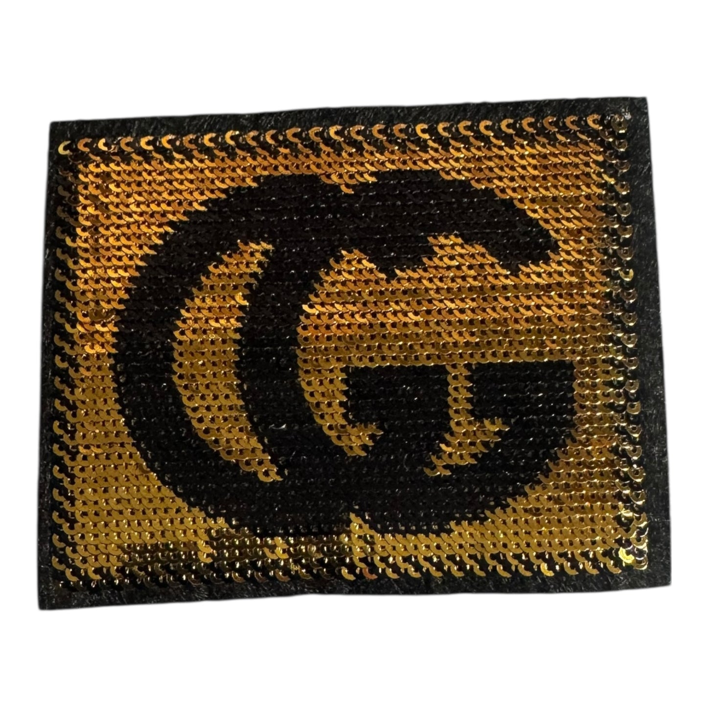 GG-INSPIRED BLACK/GOLD SEQUIN PATCH
