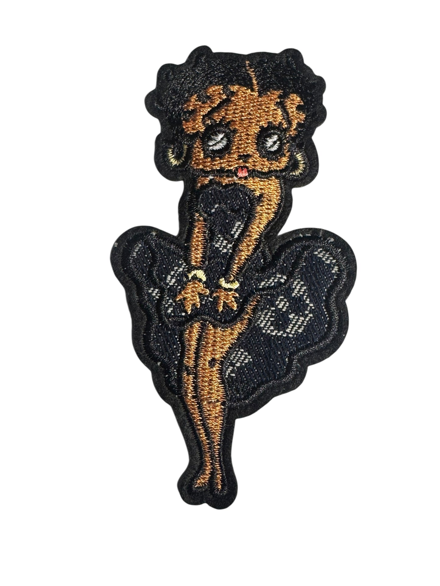 LV-INSPIRED DARK DENIM BETTY IN DRESS